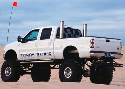 redneck lifted trucks with stacks
