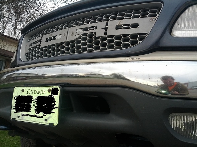 Ford raptor grille overlay #5