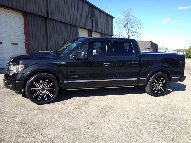 Ford f150 on 24 inch rims