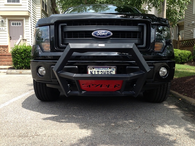 2013 Ford f150 black bull bar #7