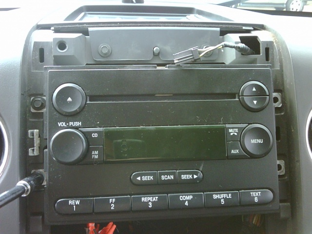 Removing factory stereo ford f150 #9