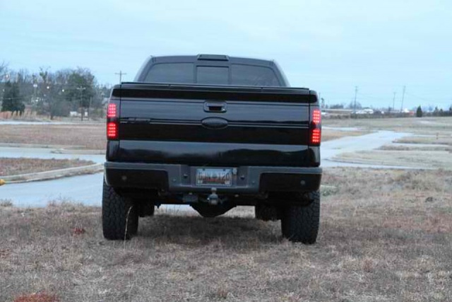 Blackout tail lights ford f150 #2